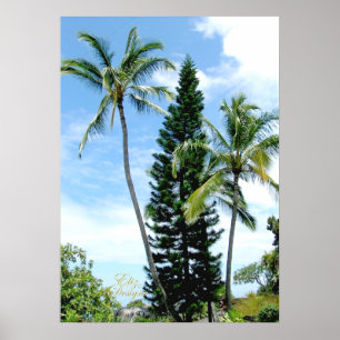 Poster Hawaiian Palms