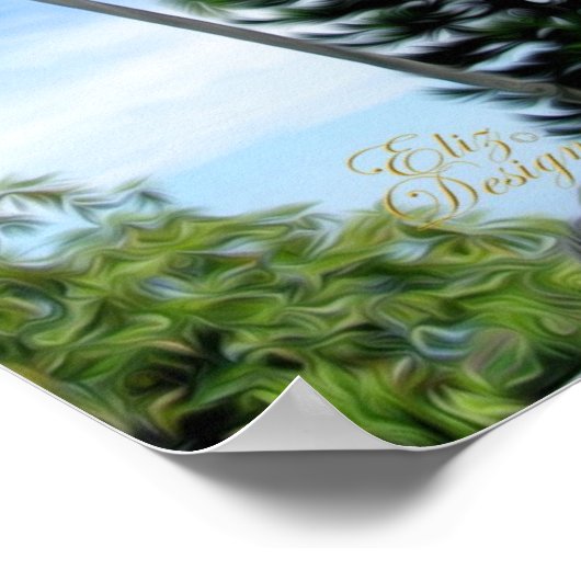 Poster Hawaiian Palms (Hoek)