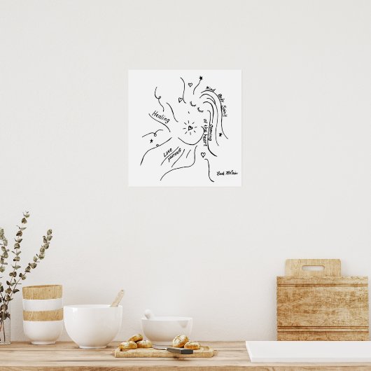 poster "Healing" (Keuken)