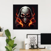 Poster Heavy Metal (Thuiskantoor)