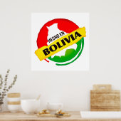 Poster Hecho en Bolivia (Keuken)