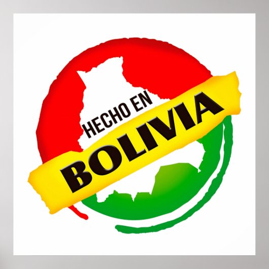 Poster hecho en Bolivia (Voorkant)