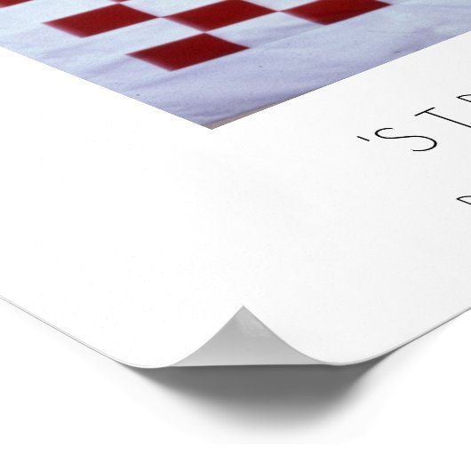 poster hedendaagse patchwork quilt poster (Hoek)