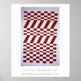 poster hedendaagse patchwork quilt poster