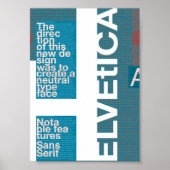 Poster Helvetica (Voorkant)