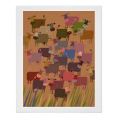 poster herd of cows (Voorkant)