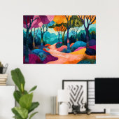 Poster herfst bos (Thuiskantoor)