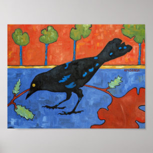 Poster Herfst Crow