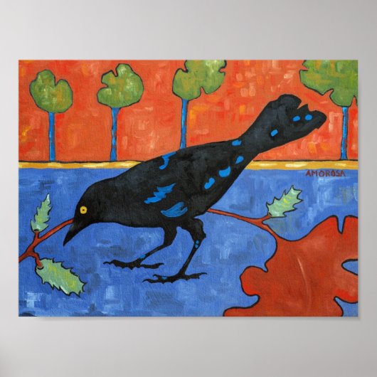 Poster Herfst Crow (Voorkant)