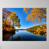 Poster Herfst Lake (Voorkant)