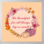 Poster herfst met grote offerte (Voorkant)