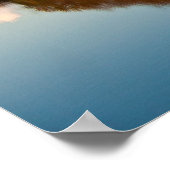 Poster herfstreflectie meer (Hoek)