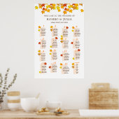 Poster herfstweddenschappen (Keuken)