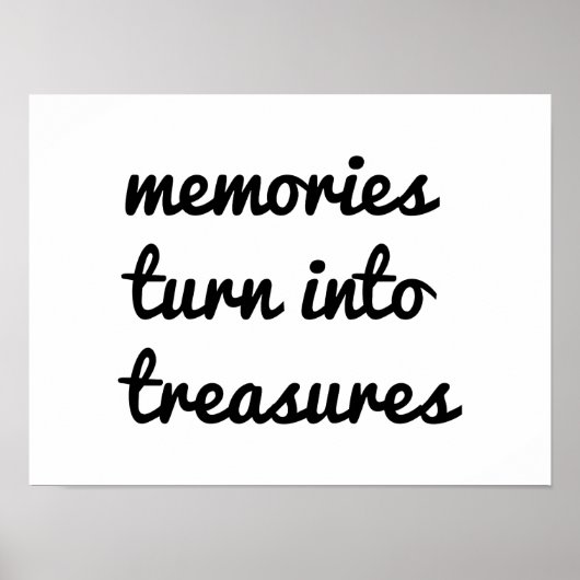 Poster herinneringen (Voorkant)