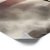 Poster-Hero Militaire Soldaat w / Amerikaanse vlag Poster (Hoek)