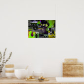 Poster Het draait allemaal om muziek! (Keuken)