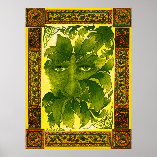 Poster Het Groene Man (Voorkant)