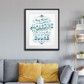 Poster: "Het is niet hamsteren als het boeken zijn Poster