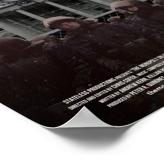 poster " het monopolie op geweld " (Hoek)