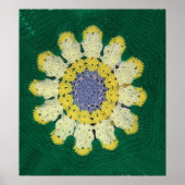 Poster - het Patroon van Crochet - Daisy (Voorkant)