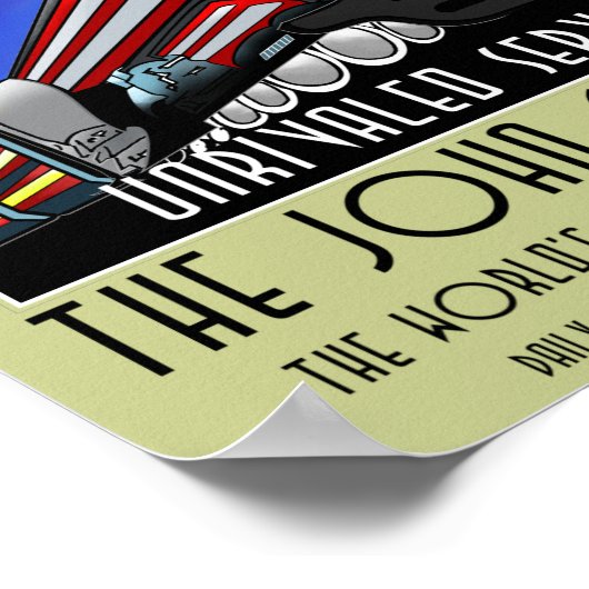 Poster - het portaal voor reizen van John Galt Lin (Hoek)