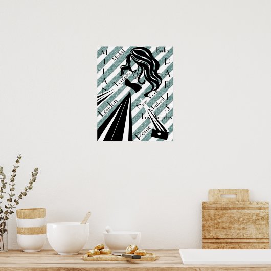 Poster Het Show van de Mode (Keuken)