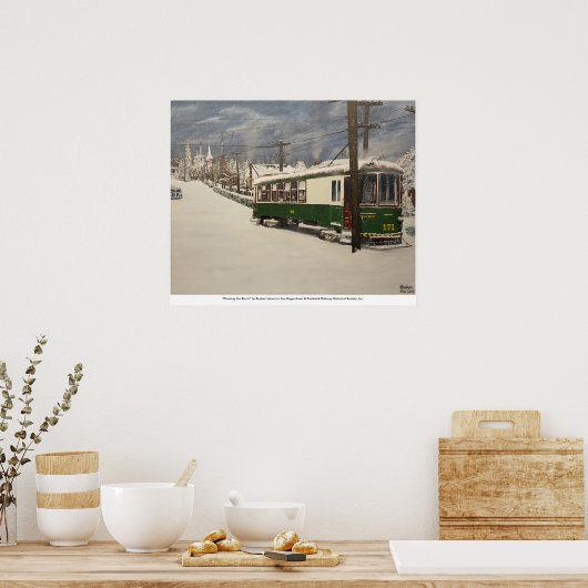 poster "Het Storm achtervolgen" (Keuken)