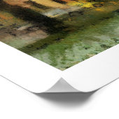 Poster het van de binnenstad van Chicago (Hoek)