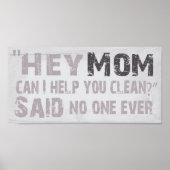 poster "Hey mam" (Voorkant)