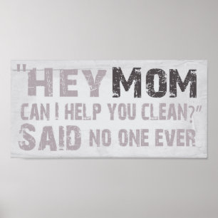 poster "Hey mam"