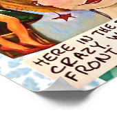 POSTER-HIER IN HET ZUIDEN VERBERGEN WE GEEN CRAZY POSTER (Hoek)