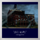 poster "Hier live" (Voorkant)