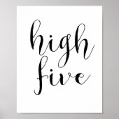 Poster High Vijf (Voorkant)