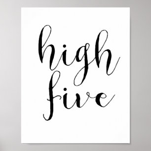 Poster High Vijf