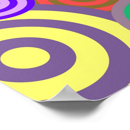 Poster Hippie Circles (Hoek)