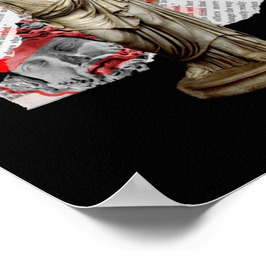 Poster Hipster Statue (Hoek)