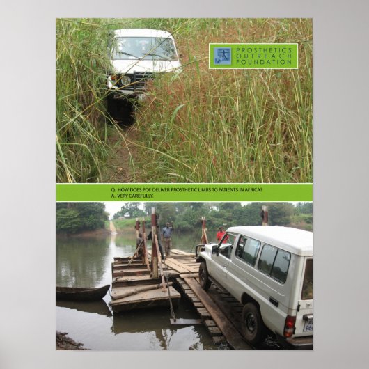 Poster - Hoe levert POF prothetische benen op? (Voorkant)