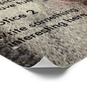 Poster Hoesje van tijdschrift (Hoek)