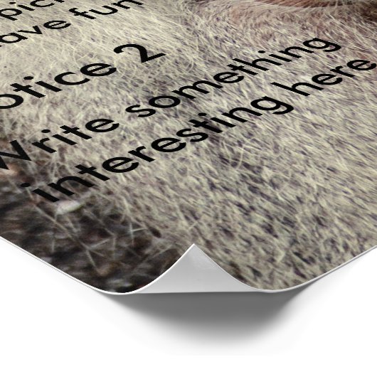 Poster Hoesje van tijdschrift (Hoek)