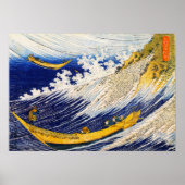 Poster Hokusai Ocean Waves (Voorkant)