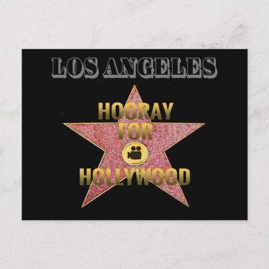 Poster Hollywood Blvd. Briefkaart (Voorkant)