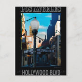Poster Hollywood Blvd. Briefkaart (Voorkant)