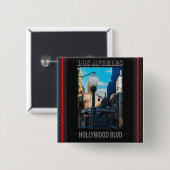 Poster Hollywood Blvd. Button (Voorkant /achterkant)