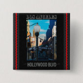 Poster Hollywood Blvd. Button (Voorkant)