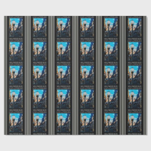 Poster Hollywood Blvd. Cadeaupapier (Vlak)