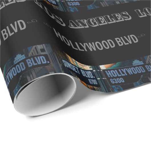Poster Hollywood Blvd. Cadeaupapier (Rol Hoek)