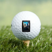 Poster Hollywood Blvd. Golf Ball Golfballen (Insitu Shirt)
