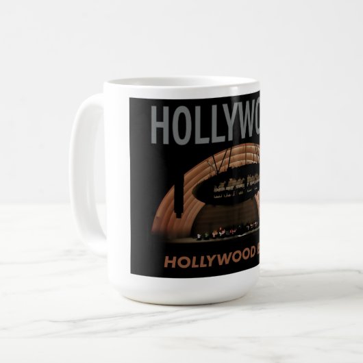 Poster Hollywood Blvd. KoffieMok (Voorkant links)