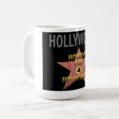 Poster Hollywood Blvd. KoffieMok (Voorkant links)