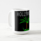 Poster Hollywood Blvd. KoffieMok (Voorkant links)